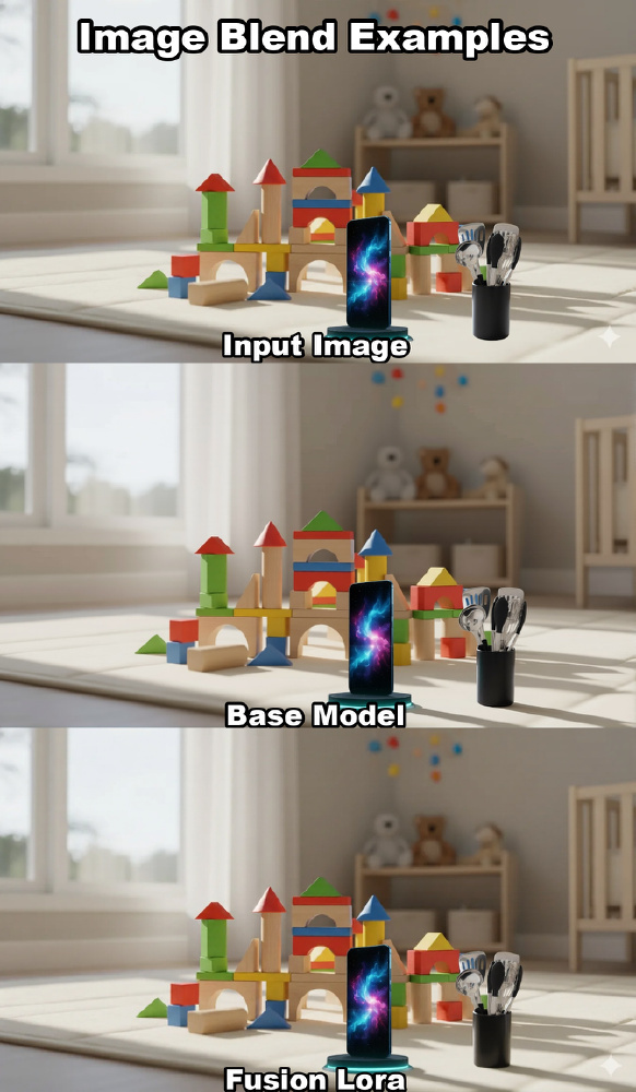 Fusion Lora宇航员与城市夜景融合效果