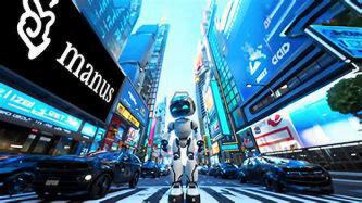 未来城市街道场景中，中央站立着具备多模态感知能力的人形机器人，周围是现代化建筑与车辆