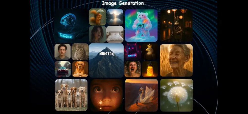 蚂蚁金服Ming-UniVision模型生成的图像集合