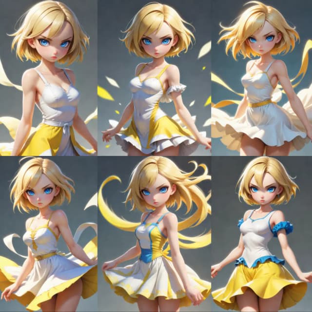 Qwen-Edit-2509-Multiple-angles角色多角度生成效果