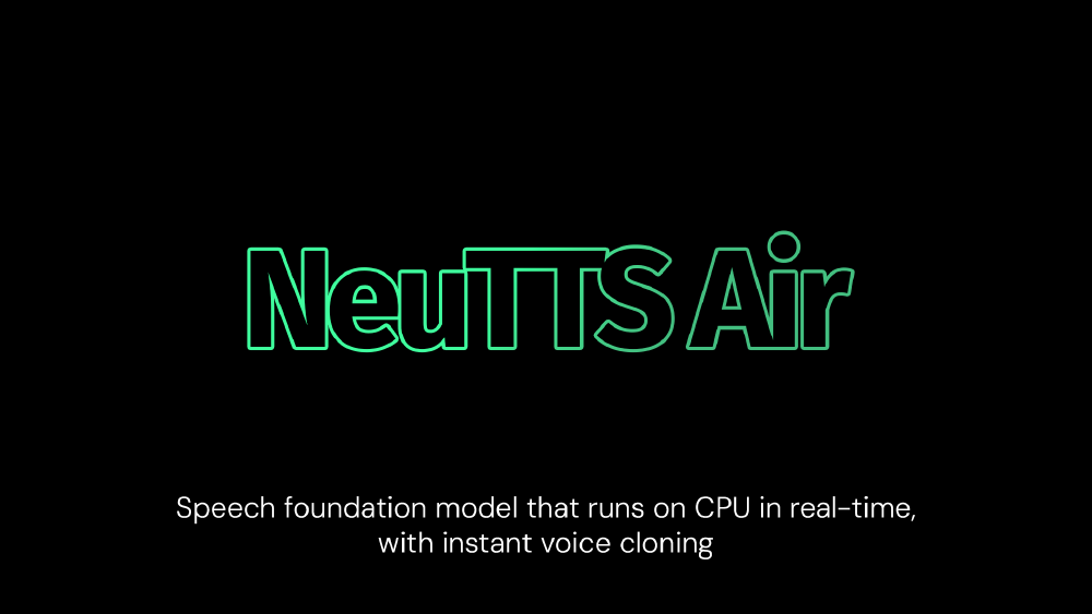 NeuTTS Air技术架构示意图