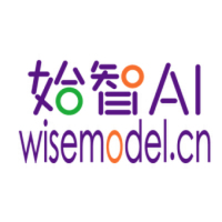 图片展示了始智AI的标志，包含紫色文字“始智AI”、橙色圆形元素及网址“wisemodel.cn”，用于标识始智AI及其开源社区wisemodel.cn，与智谱GLM-Edge端侧模型在该社区部署的技术资讯相关。