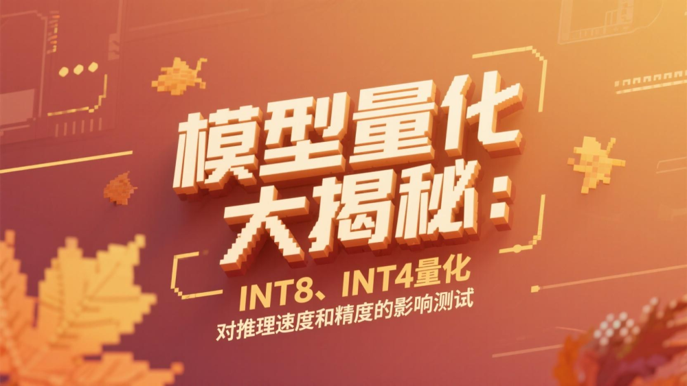 INT8与INT4量化性能对比