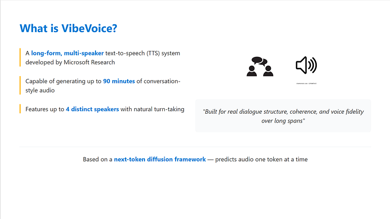 VibeVoice系统介绍