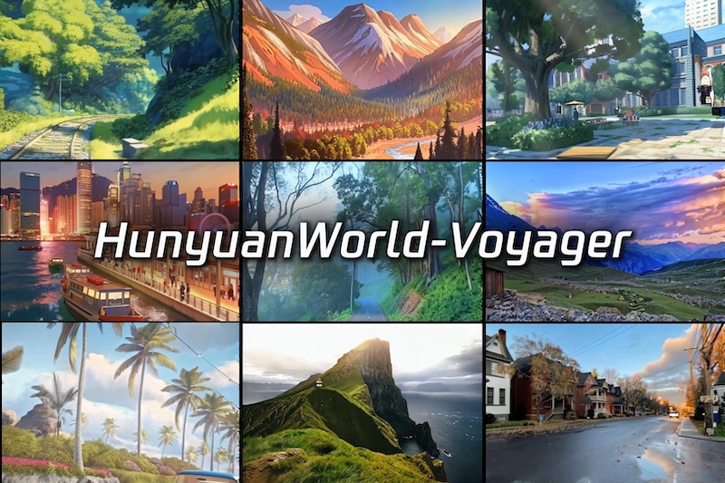 HunyuanWorld-Voyager生成效果展示