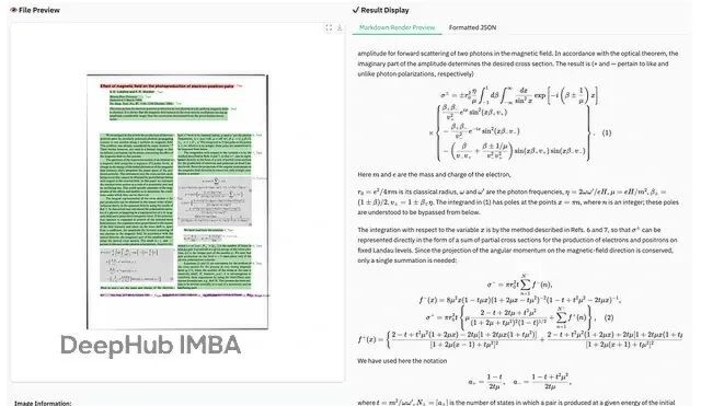 dots.ocr模型对含数学公式的文档进行OCR解析的结果