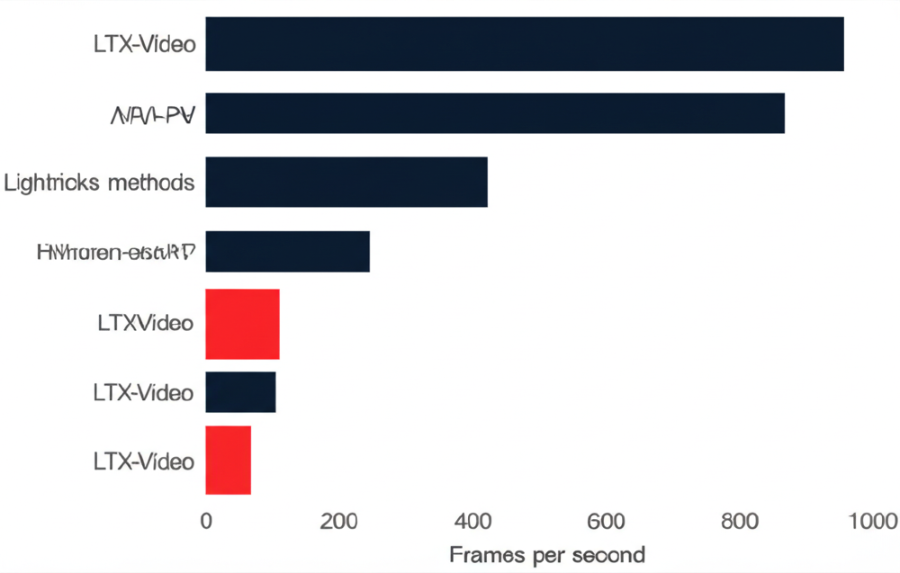 LTX-Video与主流模型速度对比