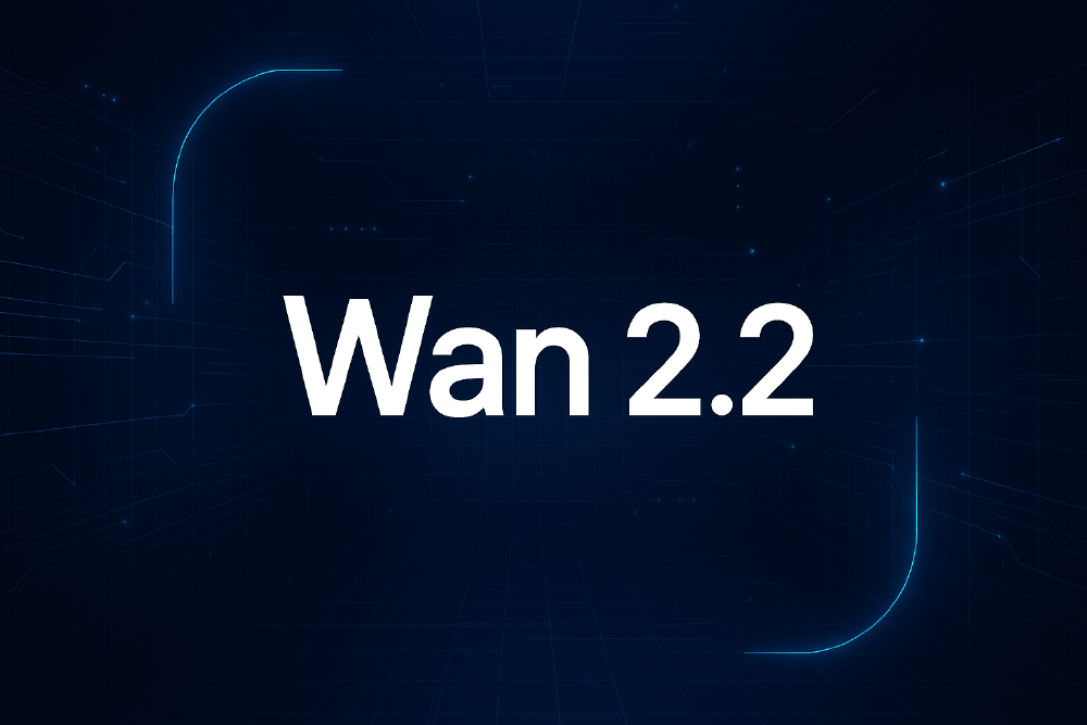 Wan2.2品牌标识与技术架构图