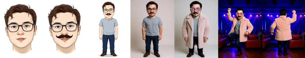 FLUX.1 Kontext多轮编辑效果展示