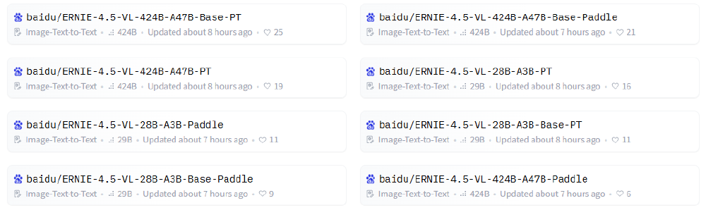 百度ERNIE 4.5-VL模型仓库结构