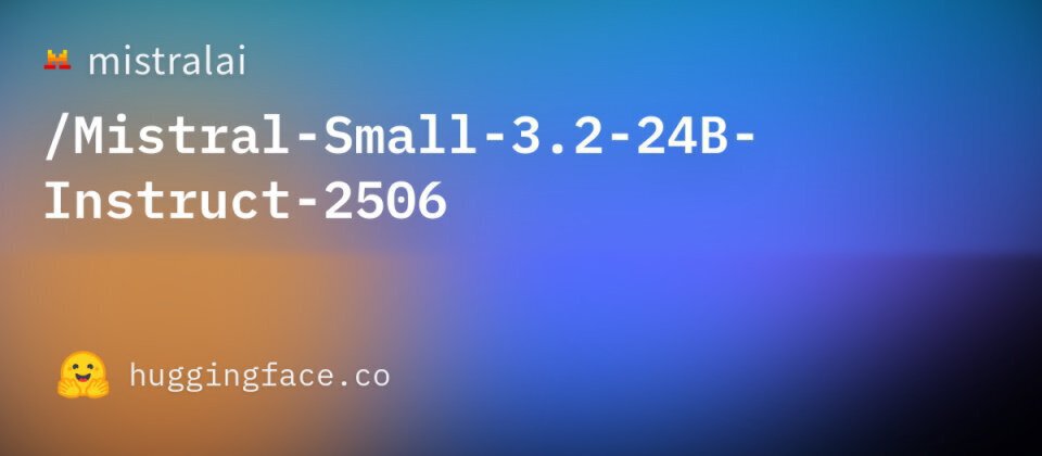 Mistral-Small-3.2官方标识