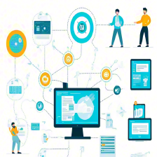 AI大模型技术应用信息图表