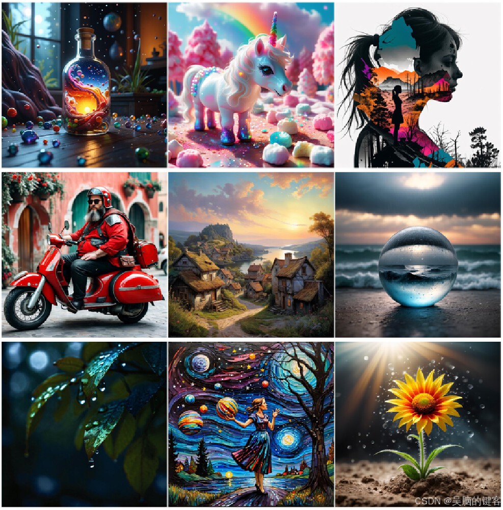 ComfyUI生成的AI艺术图像合集