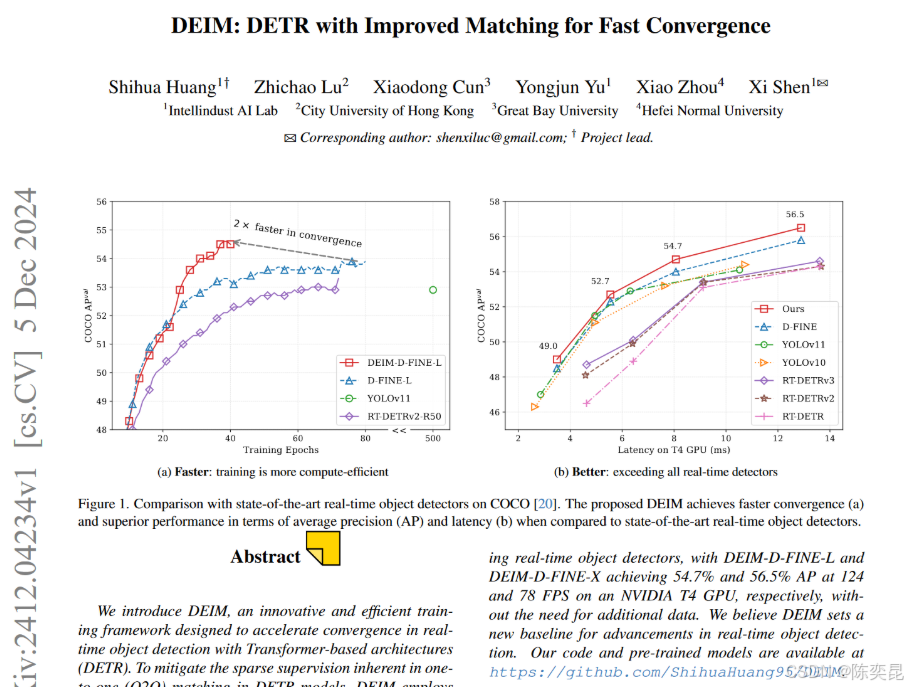 DEIM框架性能对比