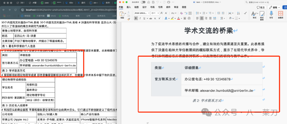 复杂表格解析效果对比