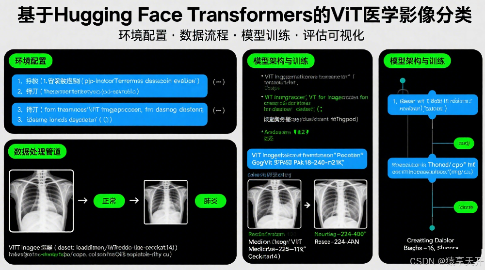 ViT医学影像分类流程图