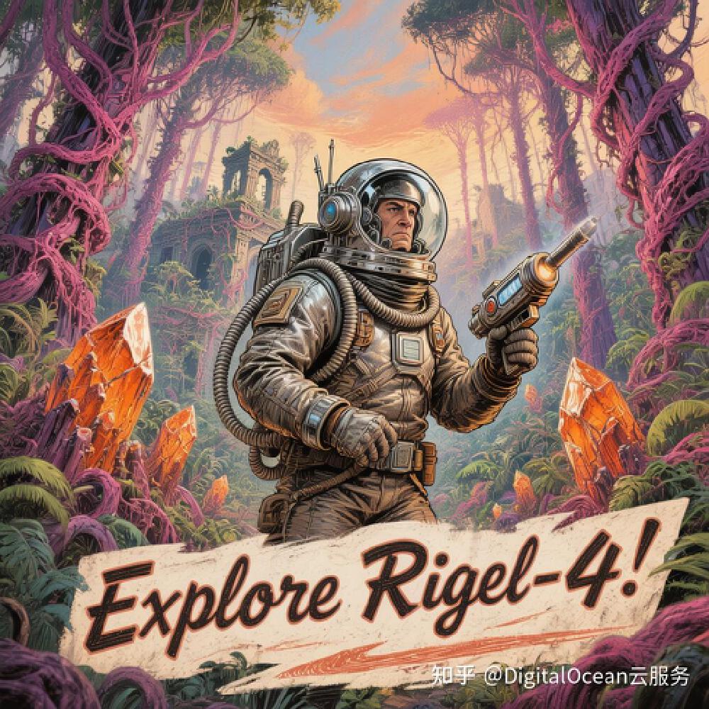 科幻风格探险家图像