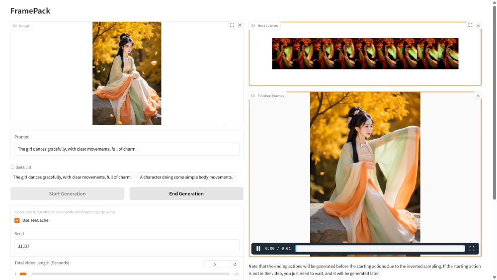 WanVideo_comfy在ComfyUI中的工作流界面