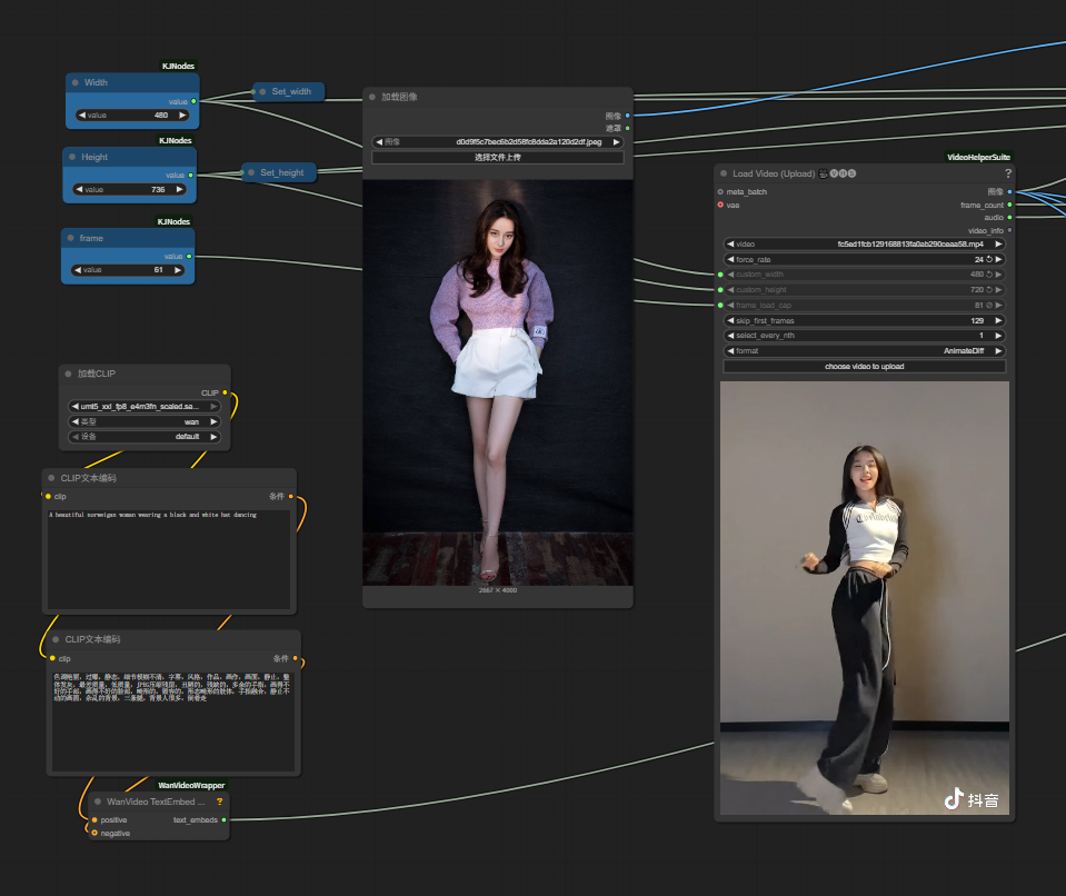 ComfyUI工作流界面