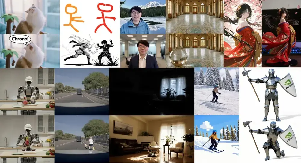 ChronoEdit多场景编辑效果展示