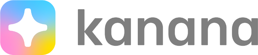 图片展示了Kakao开发的多模态大语言模型Kanana的品牌标志,包含彩色渐变图标与灰色“kanana”文字,该模型即标题提及的kanana-1.5-v-3b-instruct。